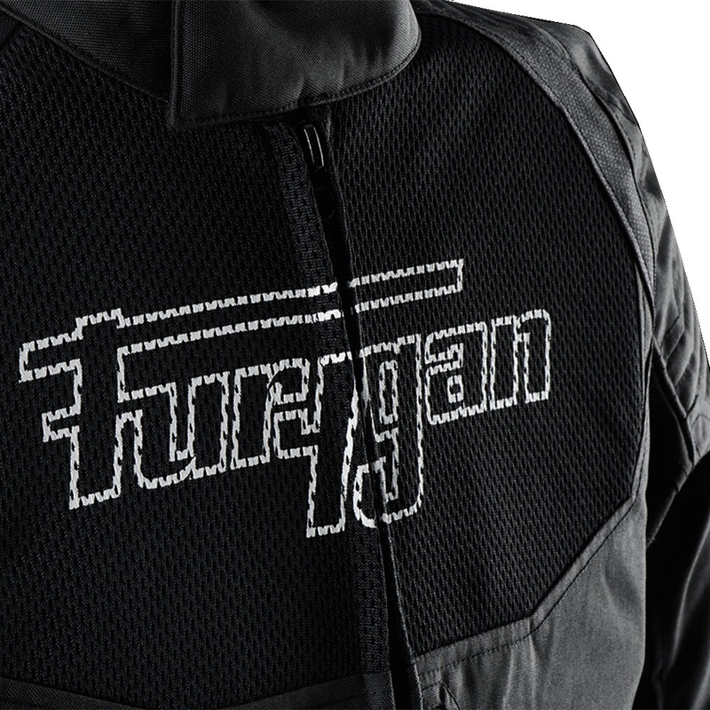 Moottoripyörätakki Furygan WB08 Vented + musta ja valkoinen