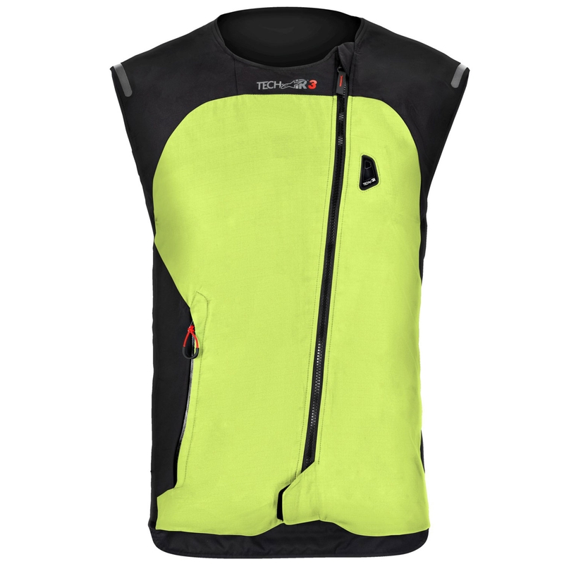 Alpinestars Tech-Air®3 V2 -järjestelmä fluo-kelta-musta turvatyynyliivi