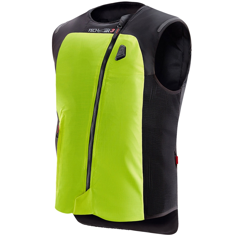Alpinestars Tech-Air®3 V2 -järjestelmä fluo-kelta-musta turvatyynyliivi