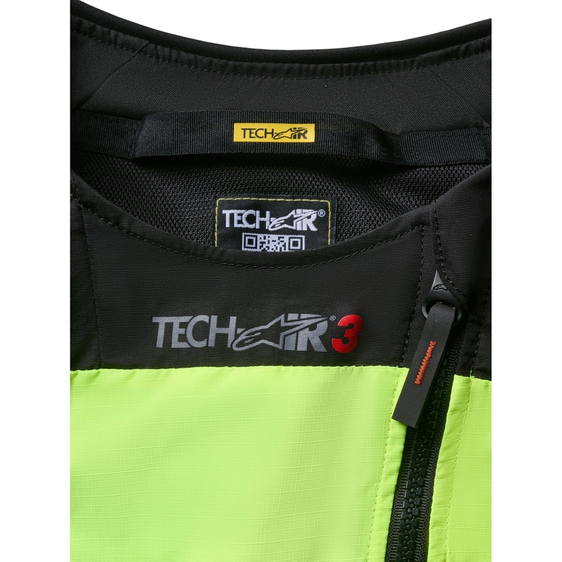 Alpinestars Tech-Air®3 V2 -järjestelmä fluo-kelta-musta turvatyynyliivi