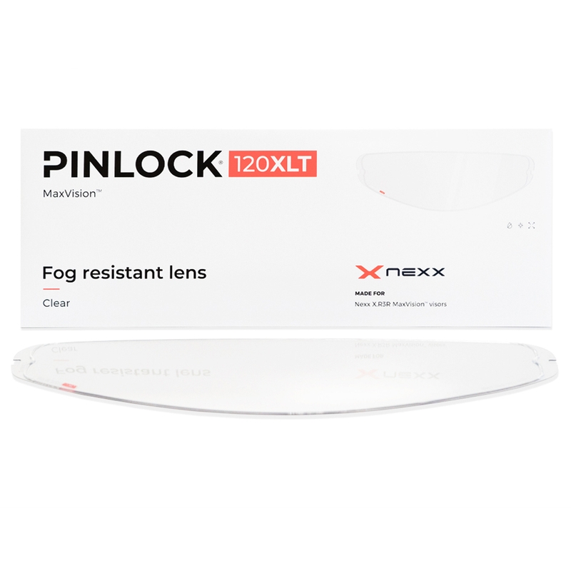 Pinlock 120 XLT Nexx X.R3R -kypäriin kirkas valkoinen