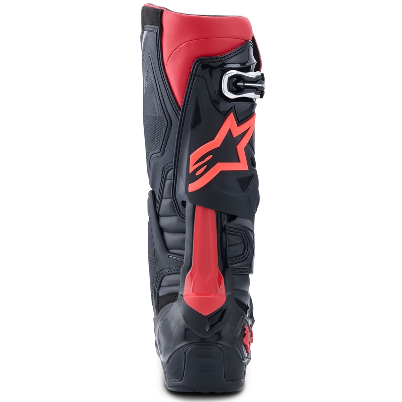 Alpinestars Tech 10 musta ja punainen moottoripyörä saappaat