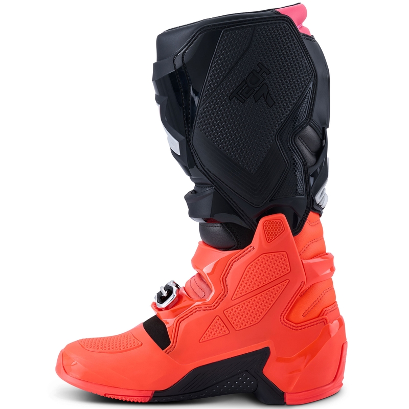 Alpinestars Tech 7 musta-fluo punainen-fluo vaaleanpunainen moottoripyörä saappaat