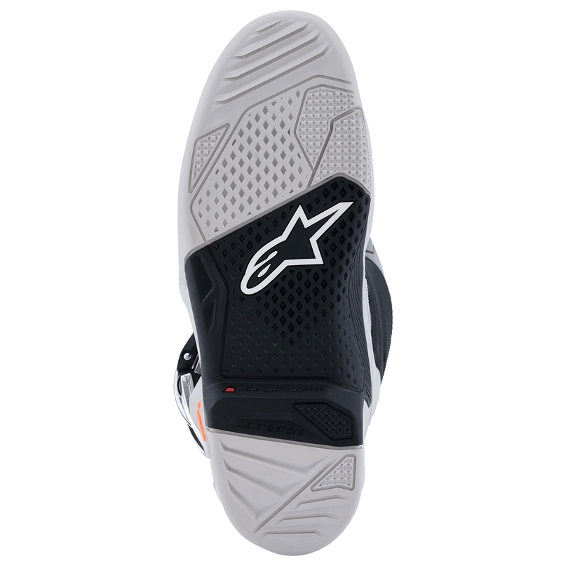 Alpinestars Tech 7 Musta-Kirkkaanharmaa-Fluo-oranssi-Gradient Moottoripyöräilykengät
