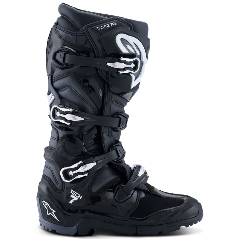 Alpinestars Tech 7 Enduro Musta-Antrasiitti-valkoinen Moottoripyöräilykengät