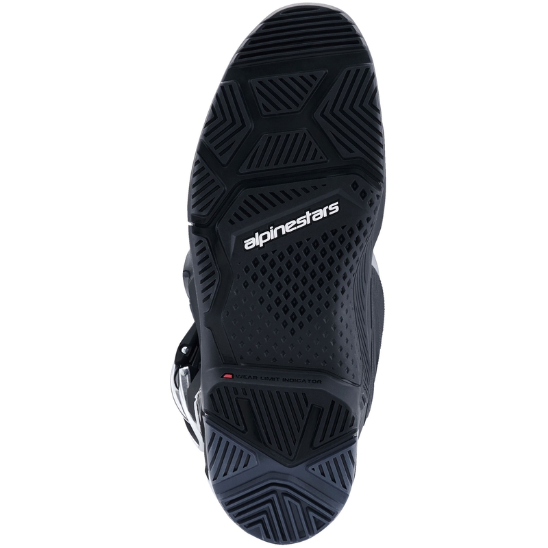 Alpinestars Tech 7 Enduro Musta-Antrasiitti-valkoinen Moottoripyöräilykengät