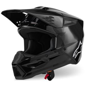 Alpinestars S-M3 Solid Motocross kypärä musta