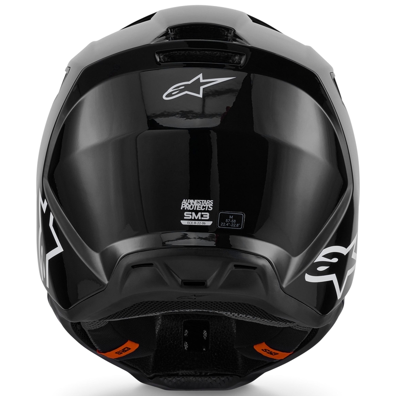 Alpinestars S-M3 Solid Motocross kypärä musta