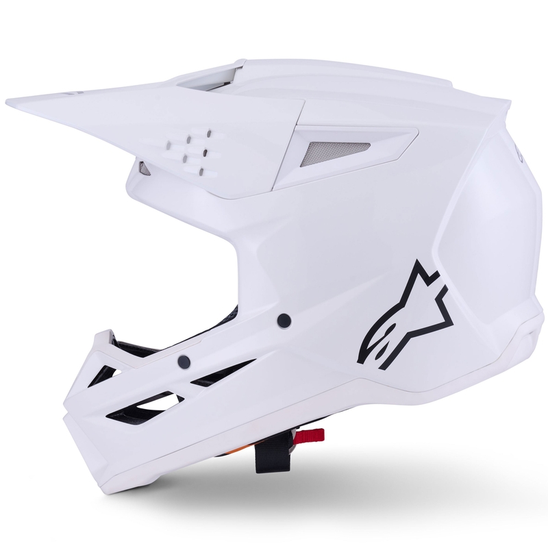 Alpinestars S-M3 Solid Motocross kypärä valkoinen