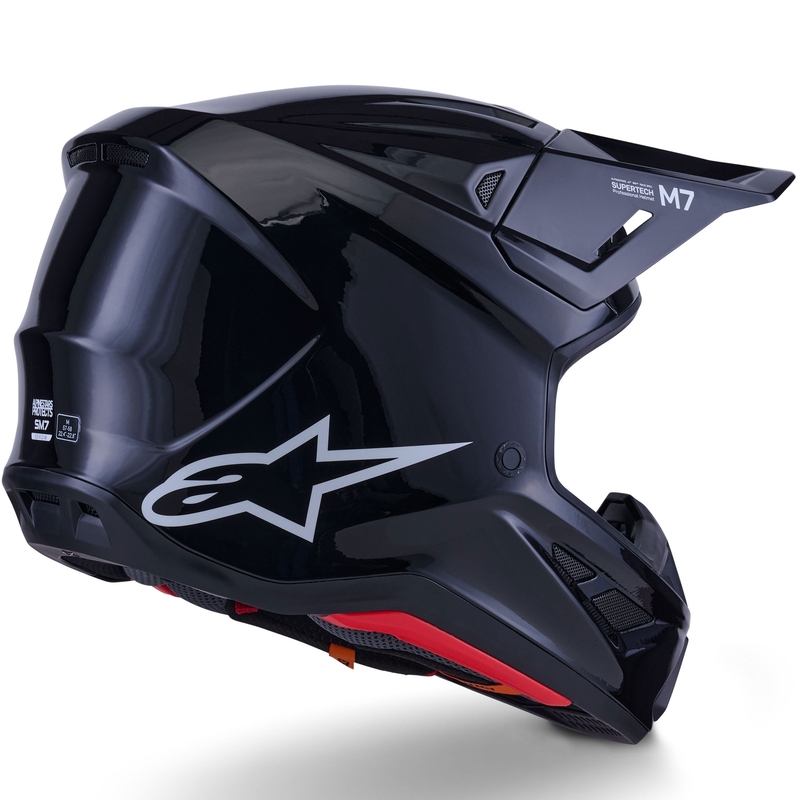 Alpinestars SM7 Solid Motocross kypärä musta