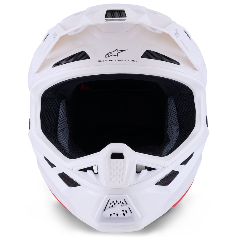 Alpinestars SM7 Solid Motocross kypärä valkoinen