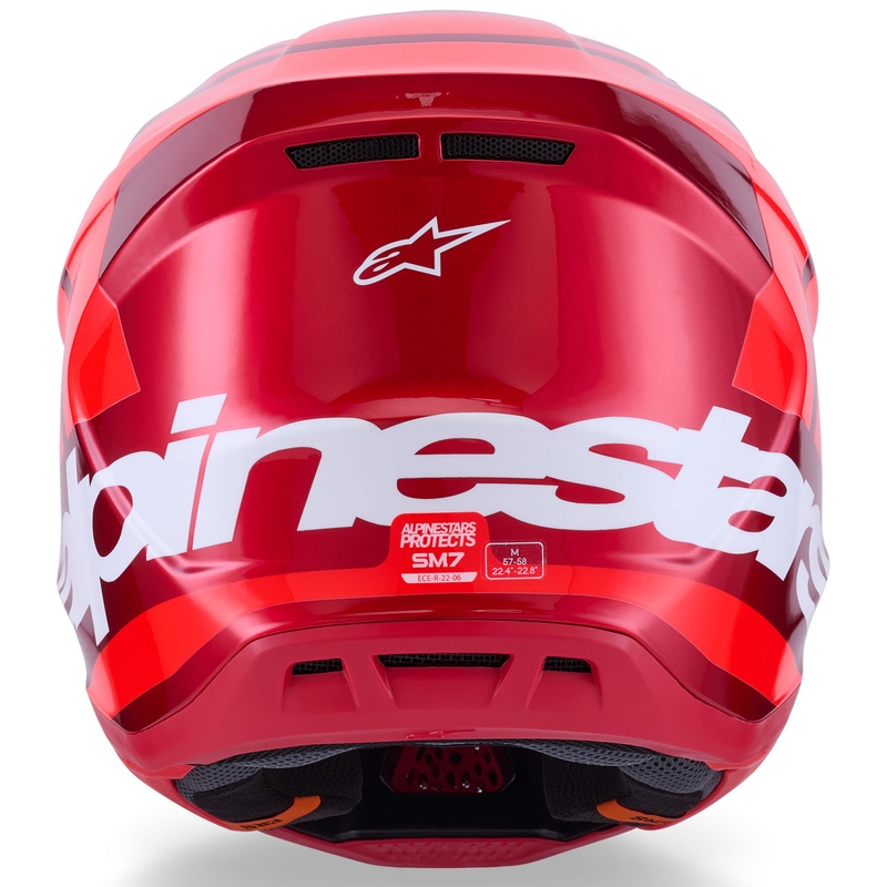 Alpinestars SM7 Core Motocross kypärä punainen