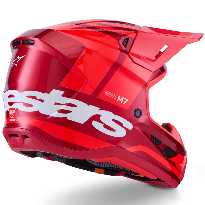 Alpinestars SM7 Core Motocross kypärä punainen