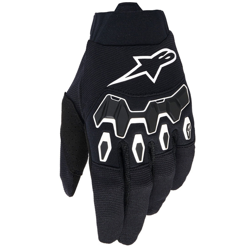 Alpinestars Full Bore V2 motocross käsineet musta ja valkoinen