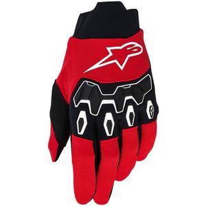 Alpinestars Full Bore V2 motocross käsineet punainen-musta-valkoinen