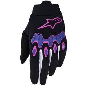 Alpinestars Full Bore V2 motocross käsineet violetti-musta