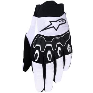 Alpinestars Full Bore V2 motocross-hanskat vaaleanharmaa-musta