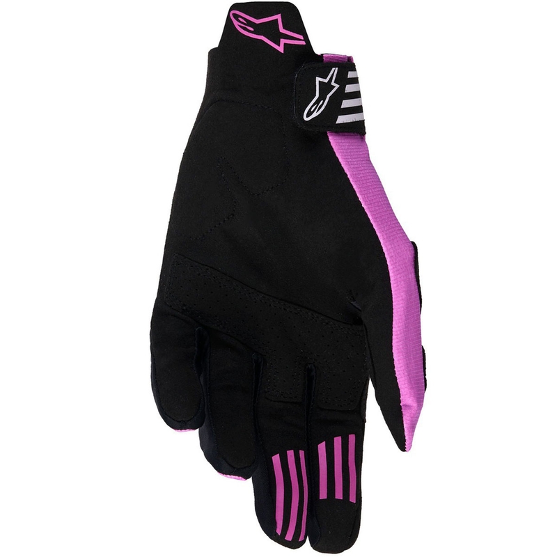 Alpinestars Techstar motocross käsineet musta-vaaleanharmaa-violetti