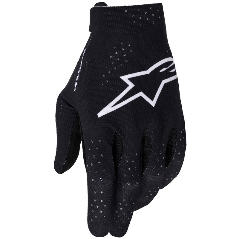 Alpinestars Supertech MX motocross hanskat mustavalkoiset