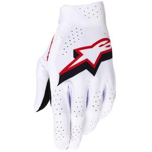 Alpinestars Supertech MX motocross käsineet valkoinen-musta-punainen