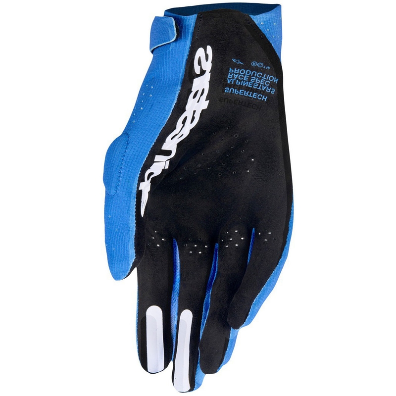 Alpinestars Supertech MX motocross hanskat sininen-valko-musta