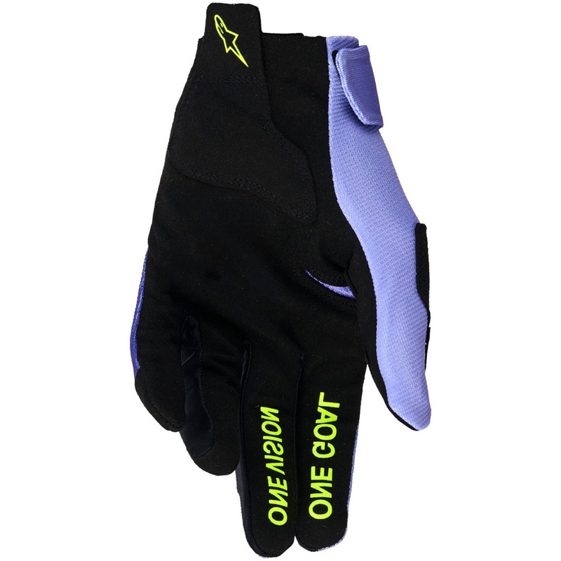 Alpinestars Radar motocross-hanskat violetti-fluokokeltainen