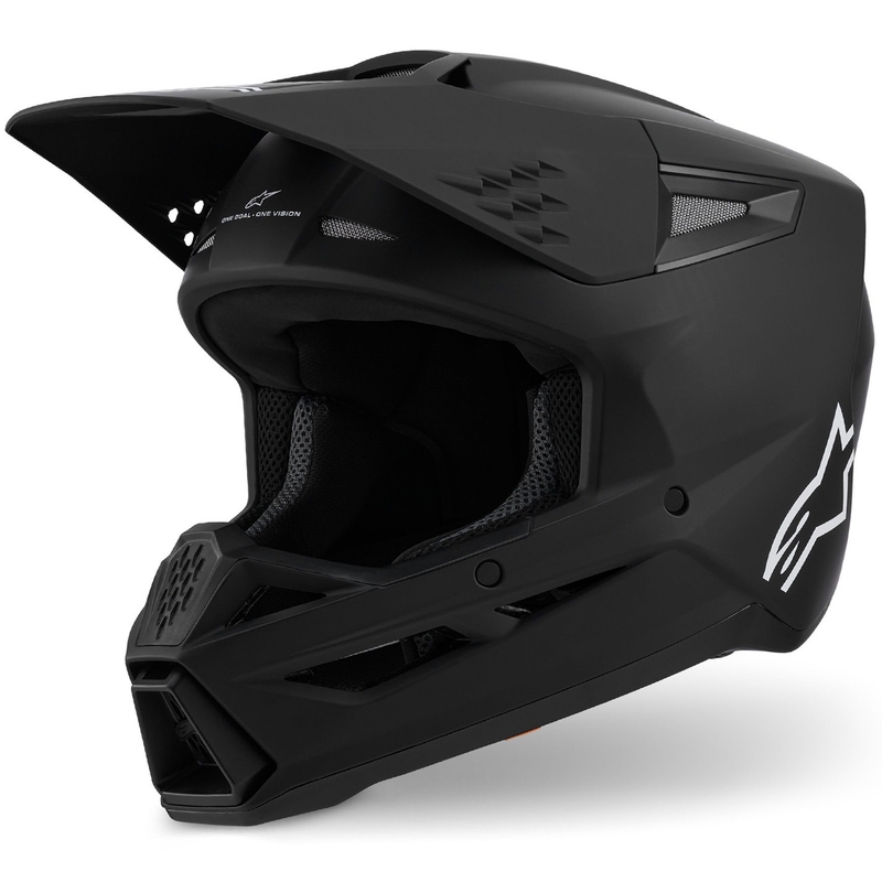 Alpinestars S-M3 Solid Motocross kypärä mattamusta