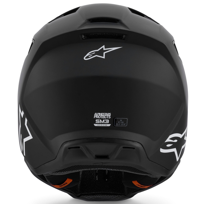 Alpinestars S-M3 Solid Motocross kypärä mattamusta