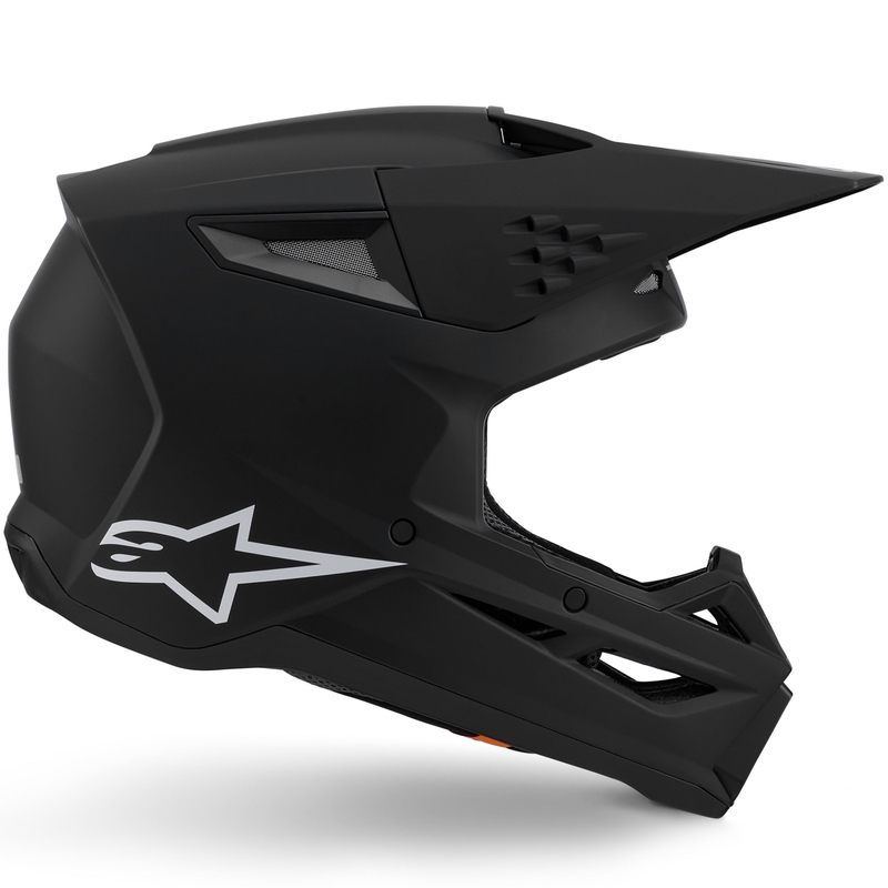 Alpinestars S-M3 Solid Motocross kypärä mattamusta