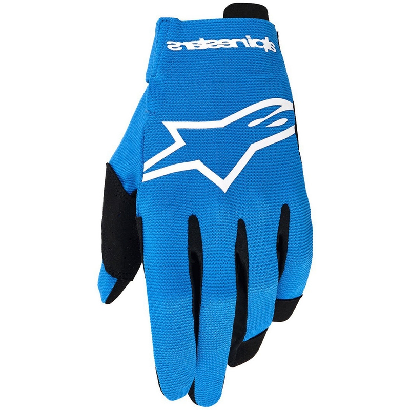Alpinestars Radar motocross hanskat sininen ja valkoinen