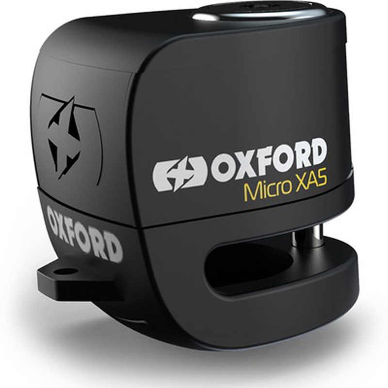 Oxford Micro XA5 levyjarrulukko integroidulla hälytyksellä musta