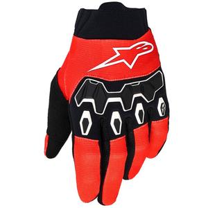 Alpinestars Full Bore V2 Nuorten/lasten motocross-hanskat punainen, musta ja valkoinen