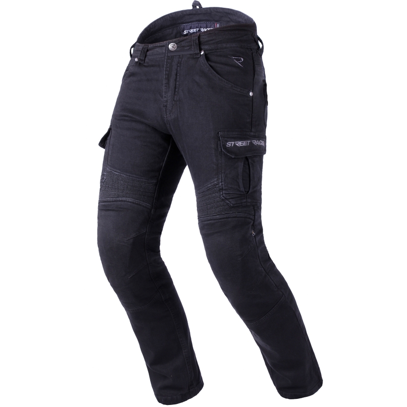 Street Racer Cargo CE pidennetyt farkut musta