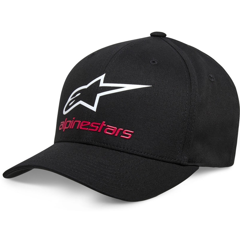 Alpinestars Always 2.0 lippis musta, valkoinen ja punainen.
