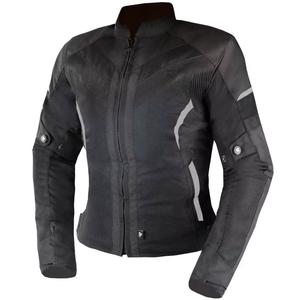 Naisten moottoripyöräily takki Street Racer Betty II Air Musta