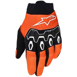 Alpinestars Full Bore V2 Nuorten/lasten motocross-hanskat oranssi-valko-musta-sininen