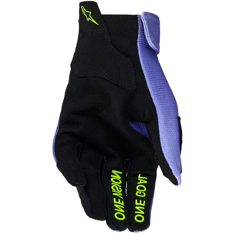 Alpinestars Radar Nuorten motocross-hanskat lapsille violetti-fluokokeltainen