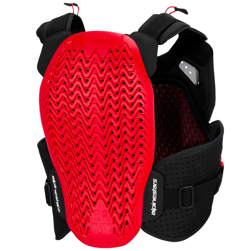 Alpinestars A-4 Plasma musta-puna-valkoinen rintasuojain