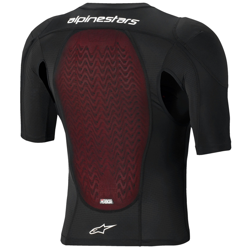 Alpinestars Bionic Plasma LT lyhythihainen vartalosuoja Musta, punainen ja valkoinen