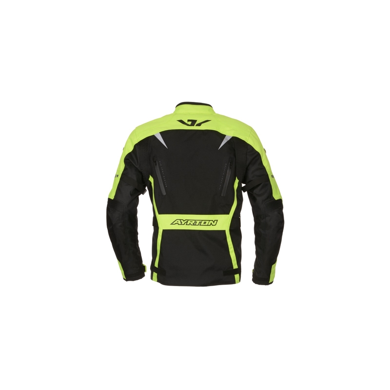 Bunda na motorku Ayrton Arcon černo-fluo žlutá výprodej