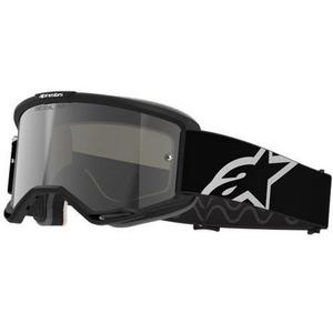 Alpinestars Vision 5 Corp motocross lasit musta kirkkaalla linssillä varustettuna