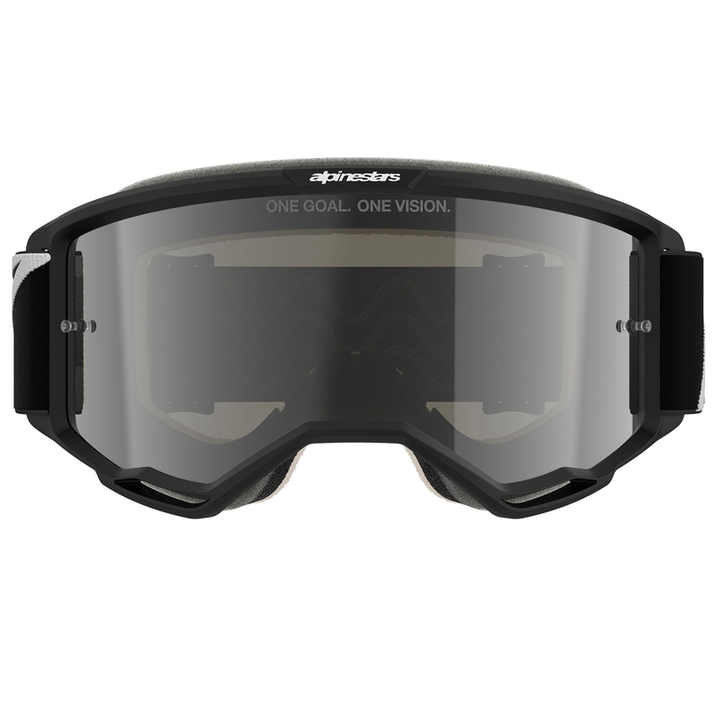 Alpinestars Vision 5 Corp motocross lasit musta kirkkaalla linssillä varustettuna