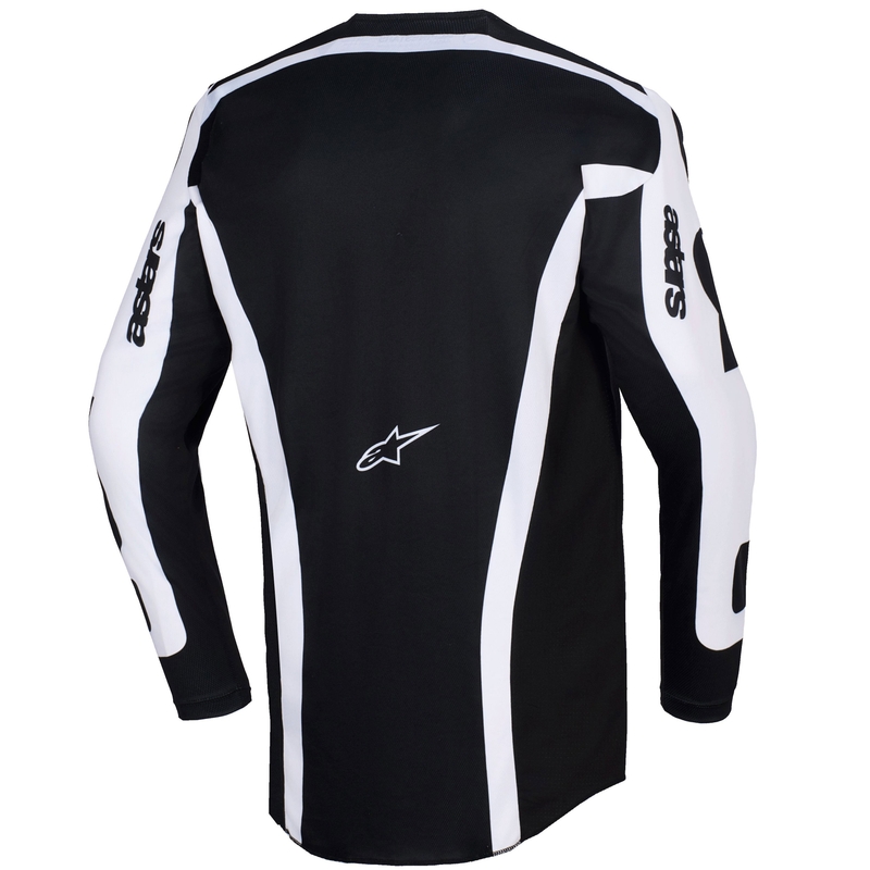 Alpinestars Racer Riway motocross paita valkoinen ja musta