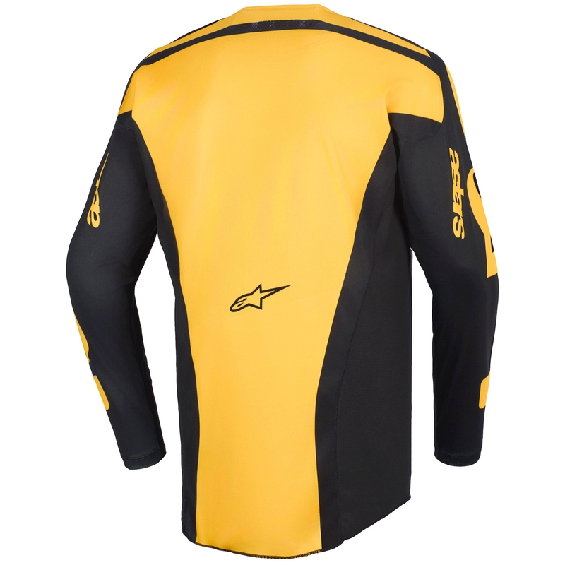 Alpinestars Racer Riway motocross paita keltainen ja musta