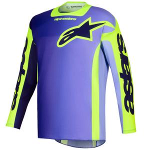 Motocross pelipaita Alpinestars Racer Portl violetti-keltainen-fluokokeltainen