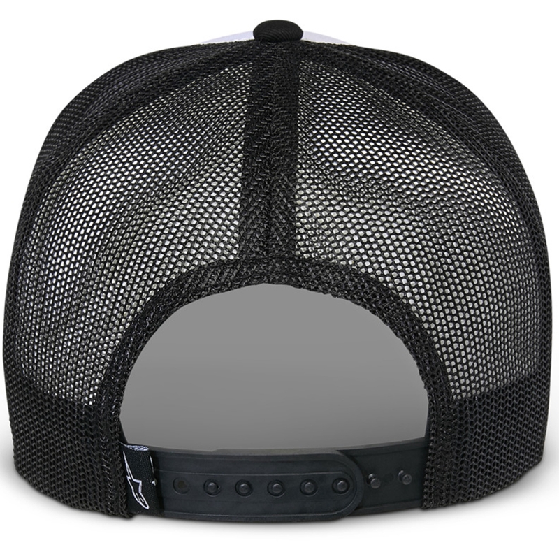Alpinestars Flag Snap Hat valkoinen ja musta