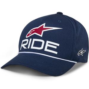 Alpinestars Ride Comp Snapback lippis Sininen-valko-punainen