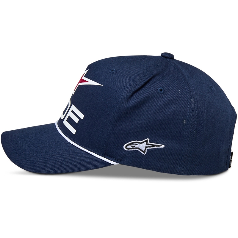 Alpinestars Ride Comp Snapback lippis Sininen-valko-punainen