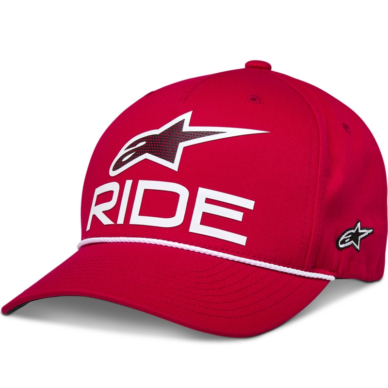 Alpinestars Ride Comp Snapback lippis punainen, valkoinen ja musta