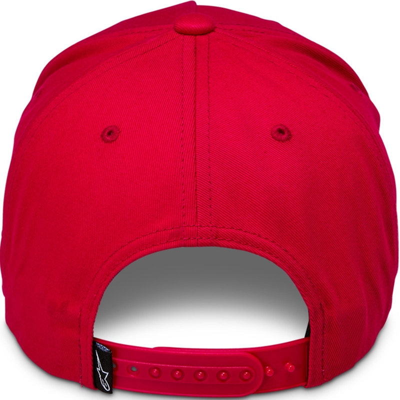 Alpinestars Ride Comp Snapback lippis punainen, valkoinen ja musta